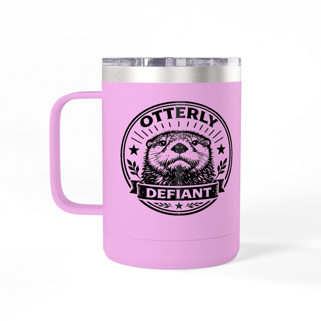 Otterly Defiant – Coffee Mug Tumbler, 15oz