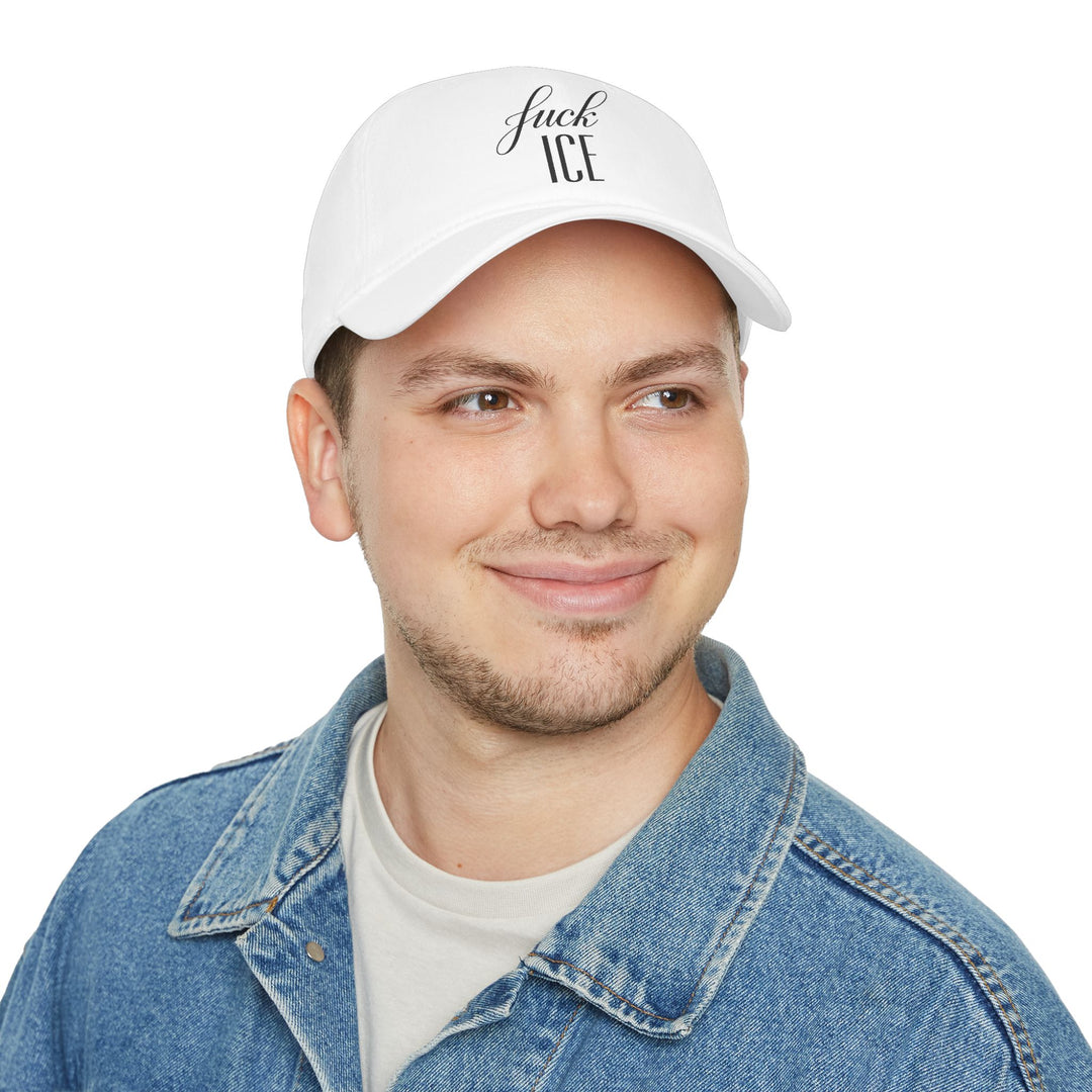 F*ck ICE Cursive Graphic – Cotton Baseball Cap