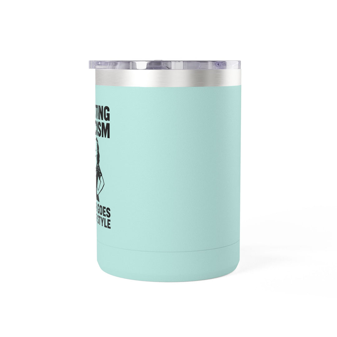 Fighting Fascism Never Goes Out of Style – Stainless Steel Travel Mug 15oz