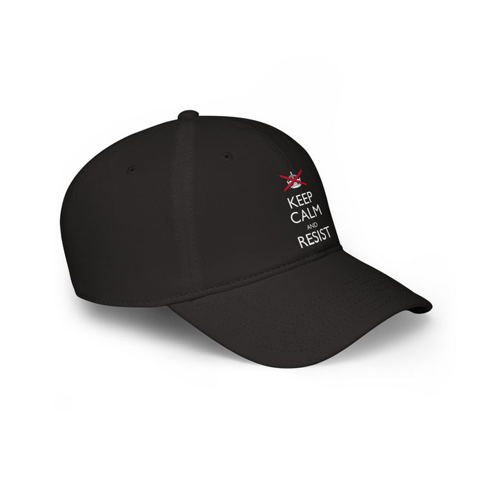 Keep Calm and Resist Classic Graphic – Cotton Baseball Cap