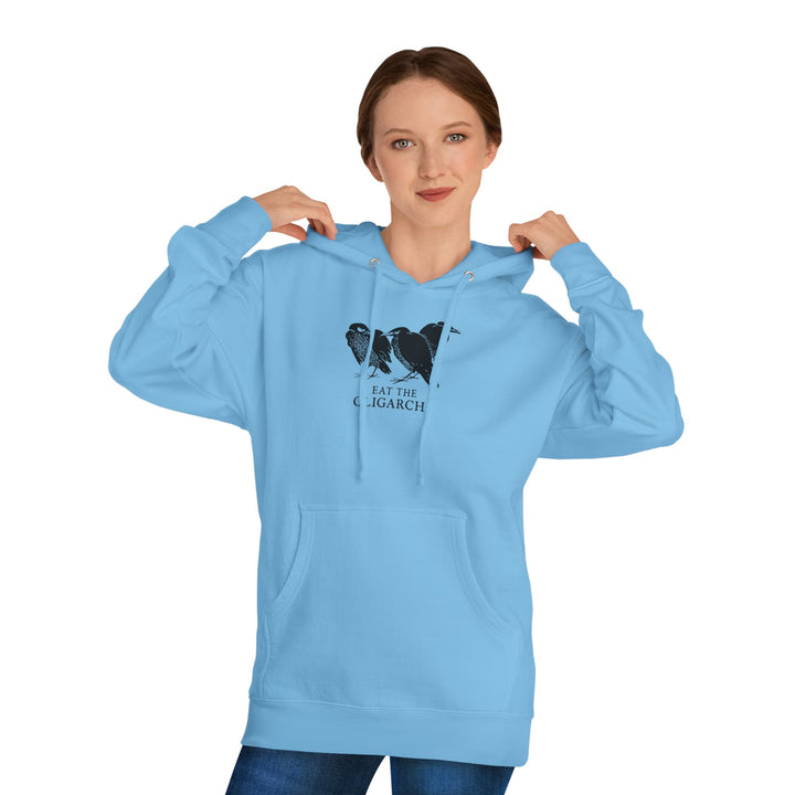 Eat the Oligarchs Crow – Unisex Pullover Hoodie
