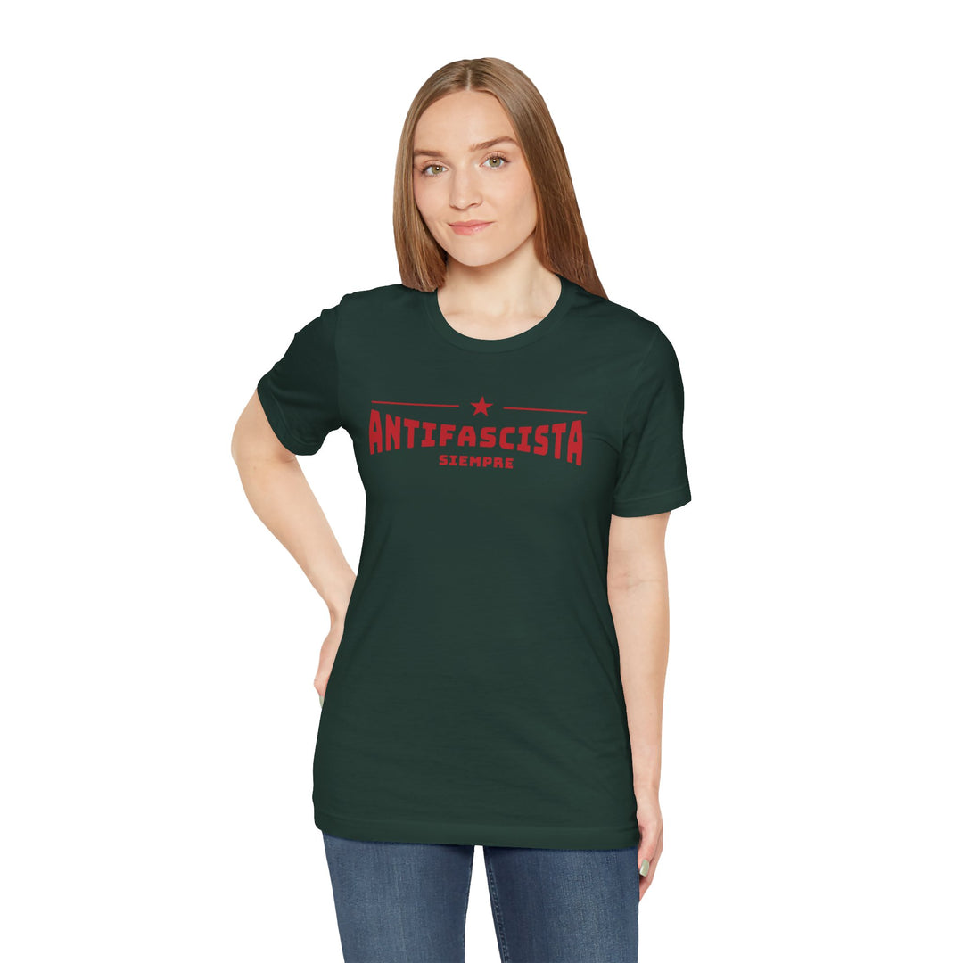 Siempre Antifascista Red Star – Unisex T-Shirt