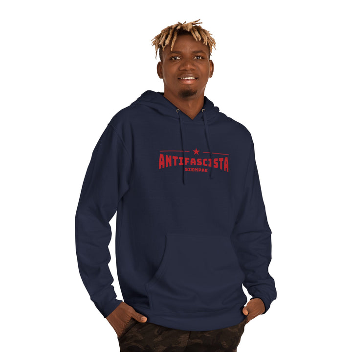 Antifascista Hoodie - International Solidarity Against Fascism - Unisex Pullover Hoodie