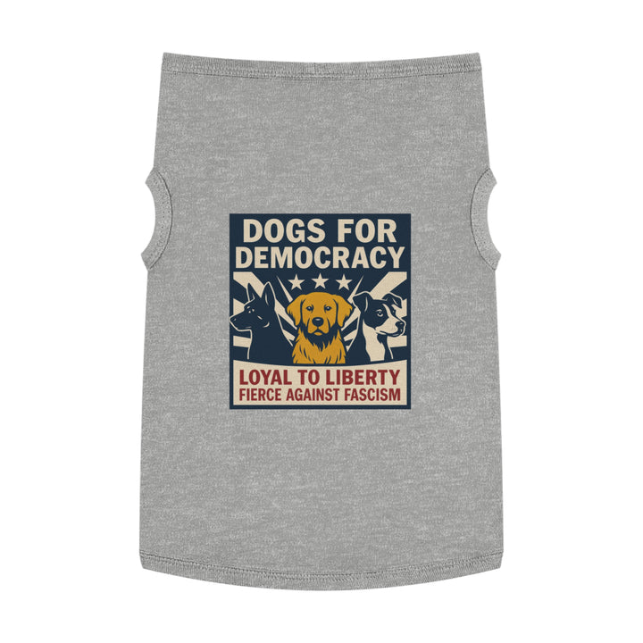Dogs for Democracy D.F.D. – Pet Tank Top