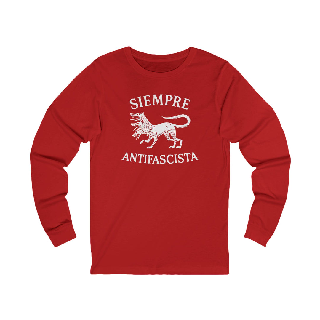 Siempre Antifascista Graphic – Unisex Long Sleeve Shirt