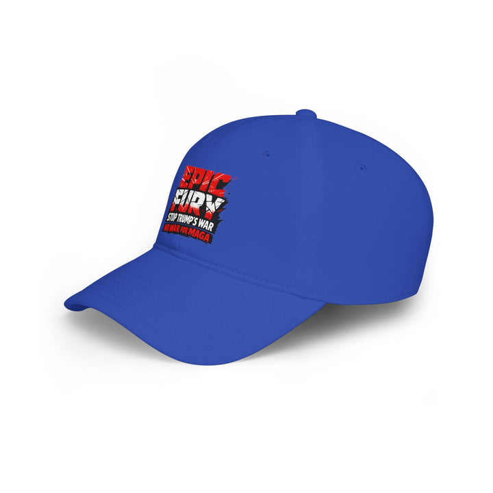 EPIC FURY Stop Trump’s War No War for MAGA - Cotton Baseball Cap