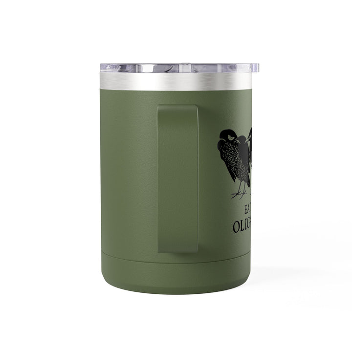Eat the Oligarchs Crow – Stainless Steel Travel Mug 15oz