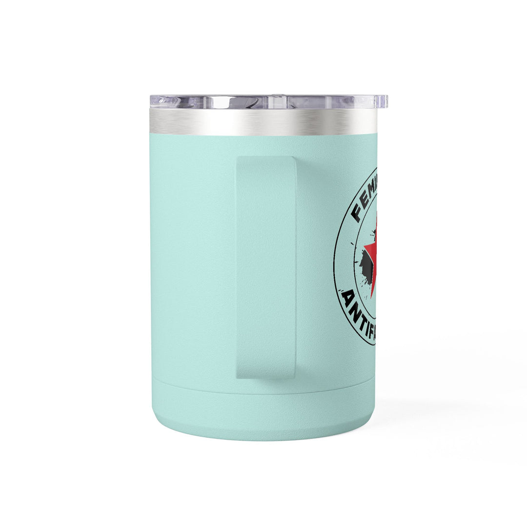 Feminista Anti-Fascista Graphic – Coffee Mug Tumbler, 15oz