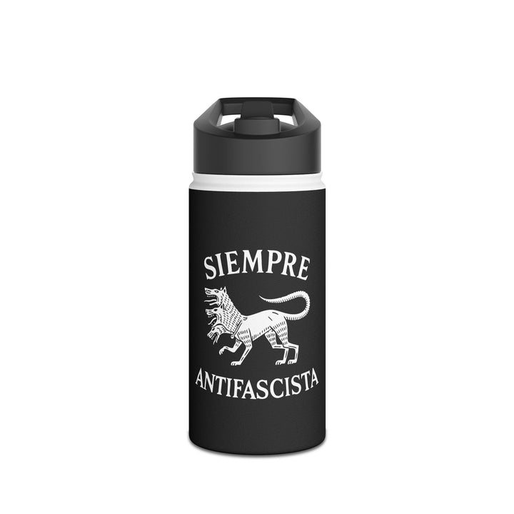 Siempre Antifascista Graphic - Stainless Steel Water Bottle - Standard Lid