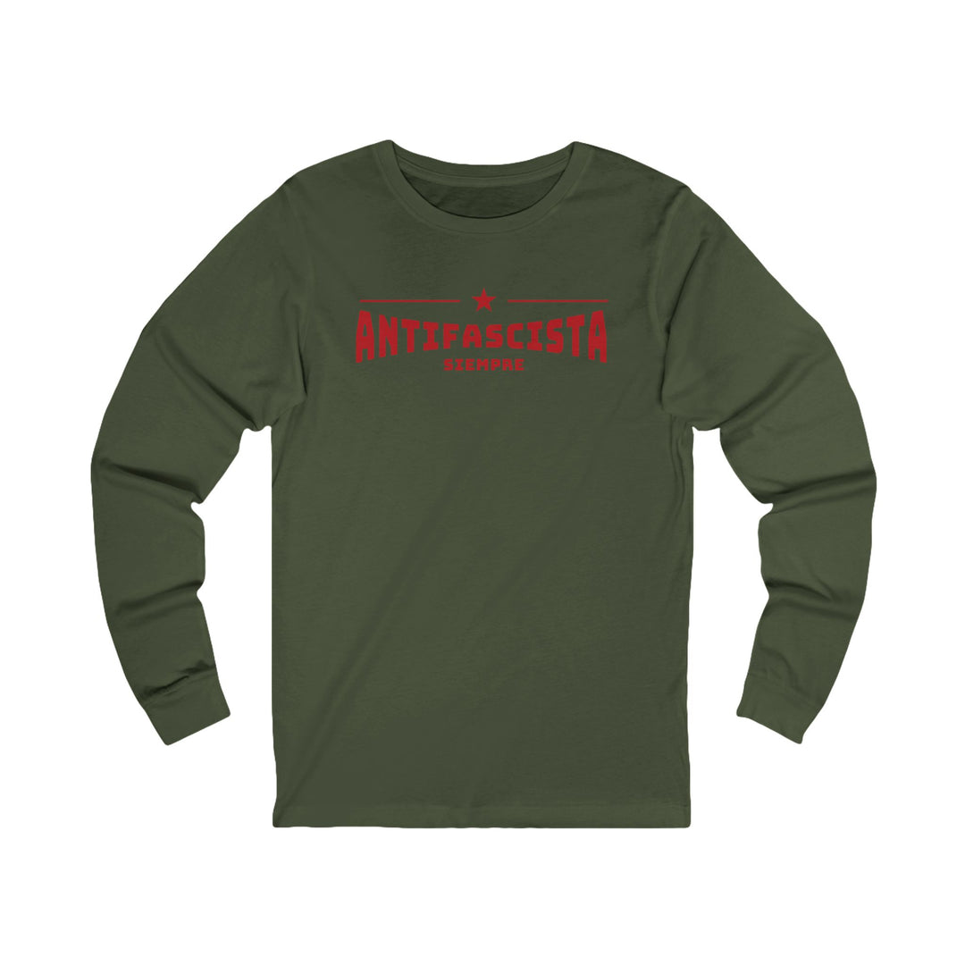 Siempre Antifascista Red Star – Unisex Long Sleeve Shirt