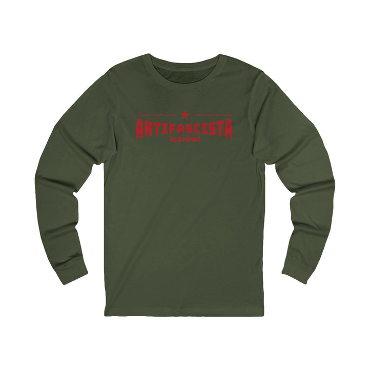 Siempre Antifascista Red Star – Unisex Long Sleeve Shirt