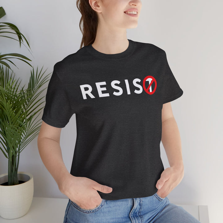RESIST with Circle-T Slash Graphic – Unisex Tee