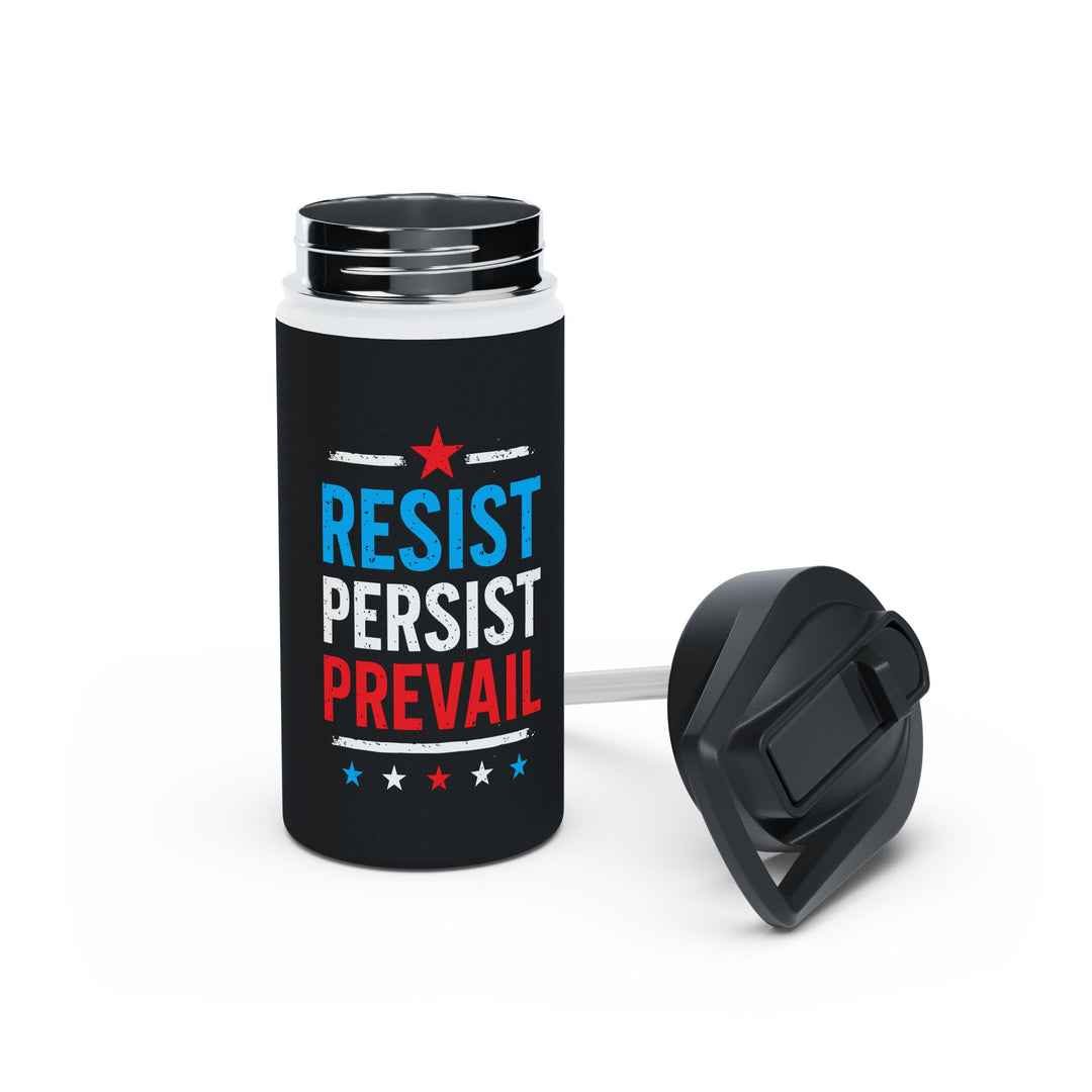 Resist Persist Prevail - Stainless Steel Water Bottle - Standard Lid