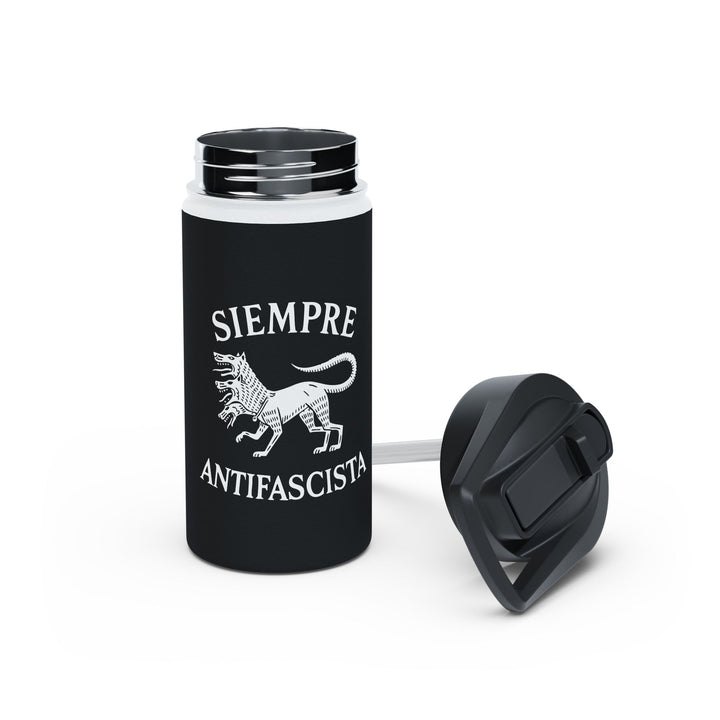 Siempre Antifascista Graphic - Stainless Steel Water Bottle - Standard Lid