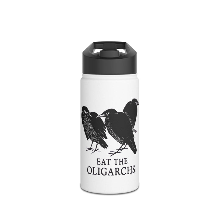 Eat the Oligarchs Crow – Stainless Steel Water Bottle