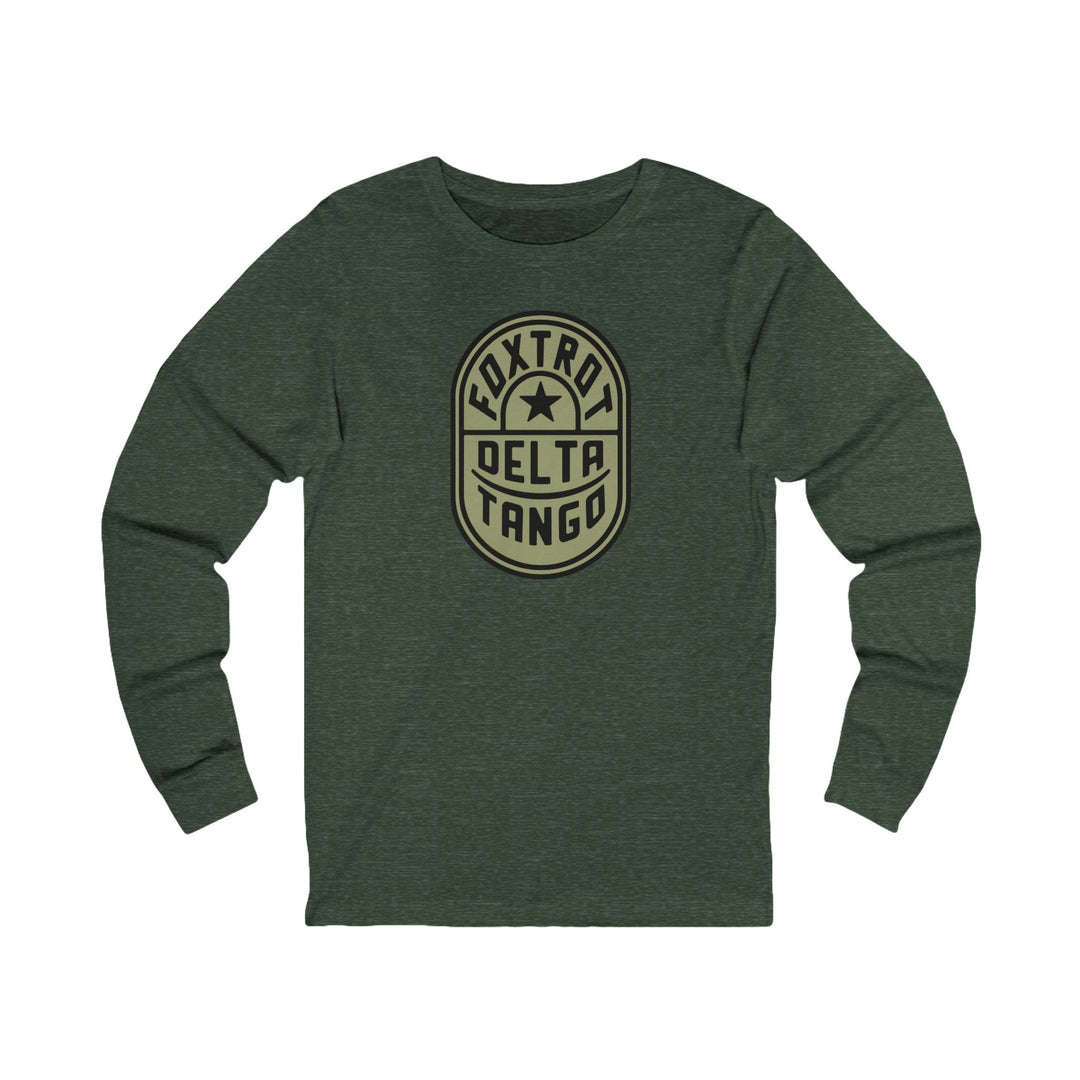 Foxtrot Delta Tango Emblem – Unisex Long Sleeve Shirt