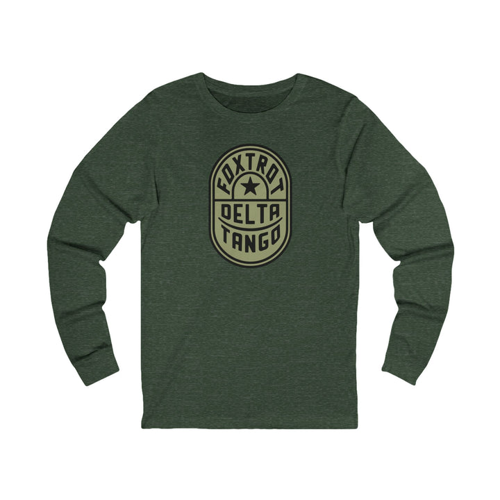 Foxtrot Delta Tango Emblem – Unisex Long Sleeve Shirt