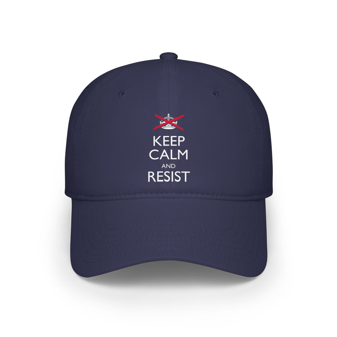 Keep Calm and Resist Classic Graphic – Cotton Baseball Cap