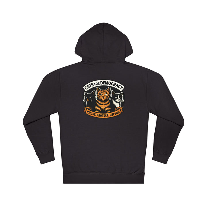 Cats for Democracy – Unisex Pullover Hoodie