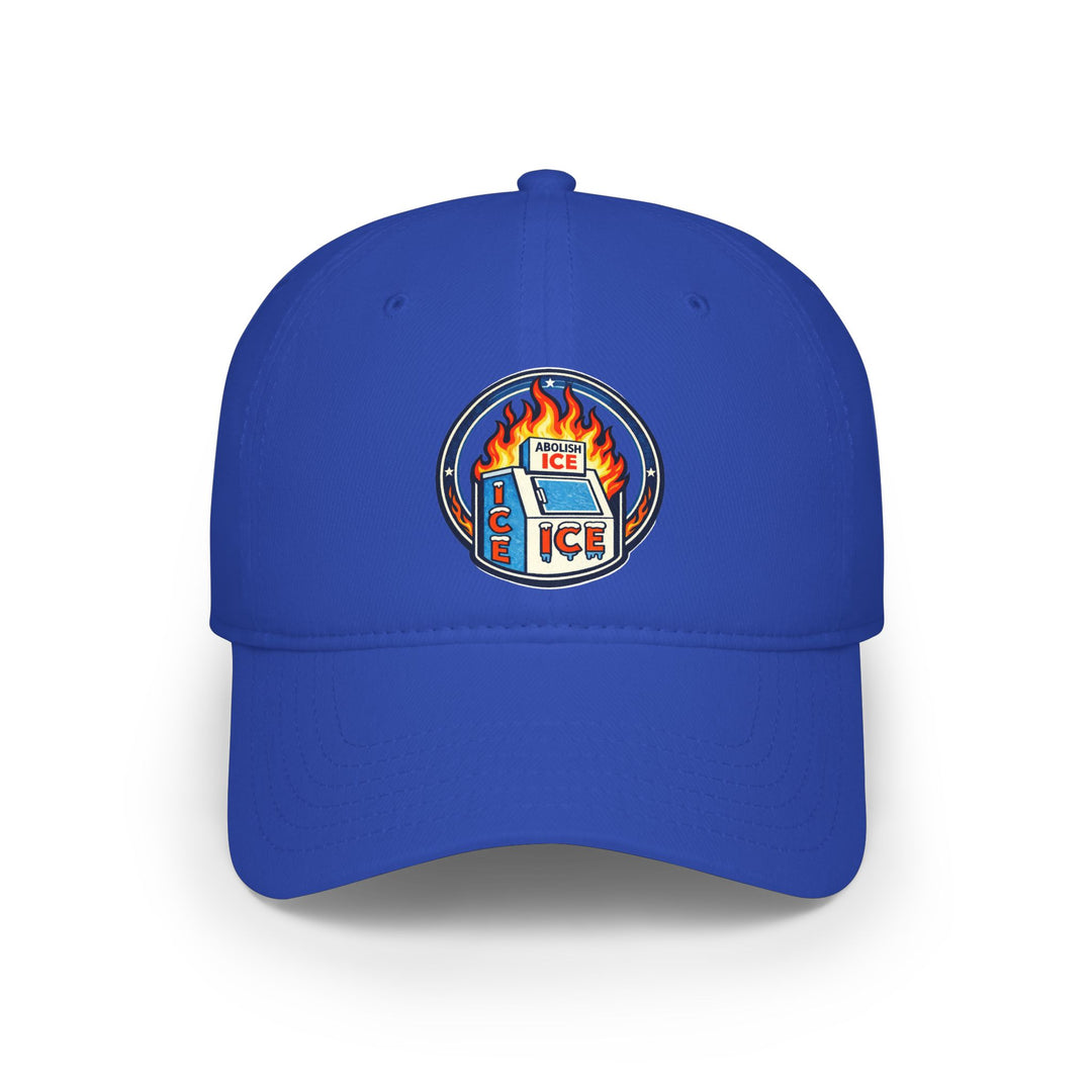 ABOLISH ICE On Fire - Cotton Baseball Cap