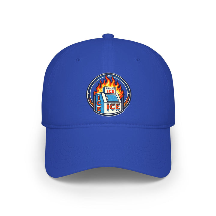 ABOLISH ICE On Fire - Cotton Baseball Cap