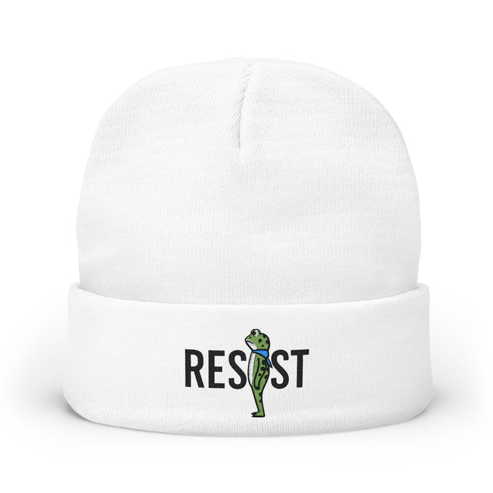 Resistance Frog – Embroidered Beanie