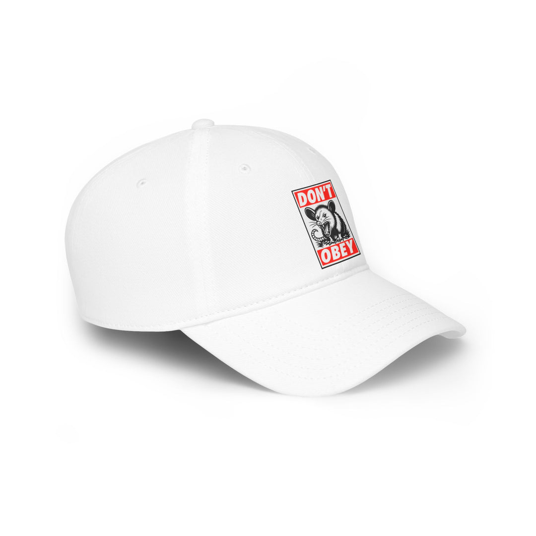 Don't Obey Opossum – Cotton Baseball Cap
