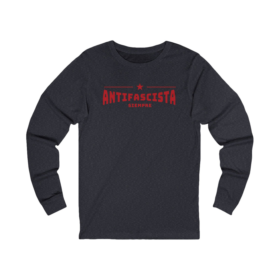 Siempre Antifascista Red Star – Unisex Long Sleeve Shirt