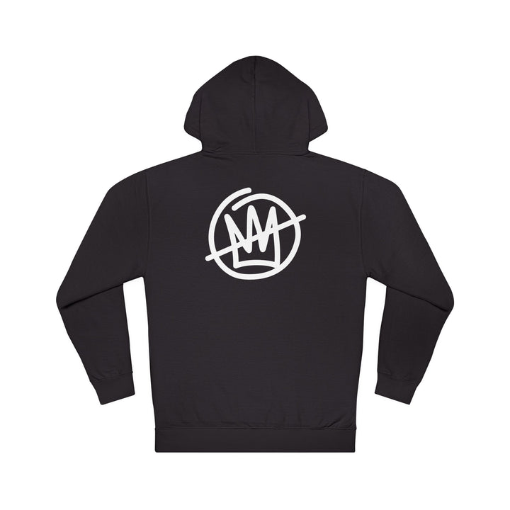 NO KINGS – Hand-Drawn Crown Slash Graphic – Unisex Pullover Hoodie