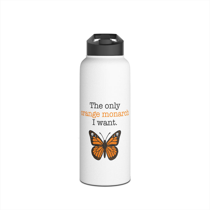 The Only Orange Monarch I Want - Stainless Steel Water Bottle - Standard Lid
