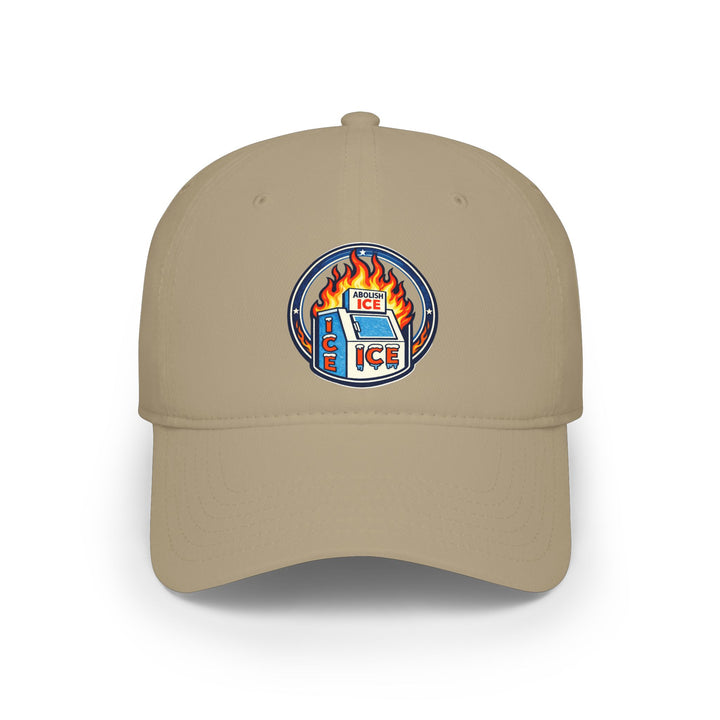 ABOLISH ICE On Fire - Cotton Baseball Cap