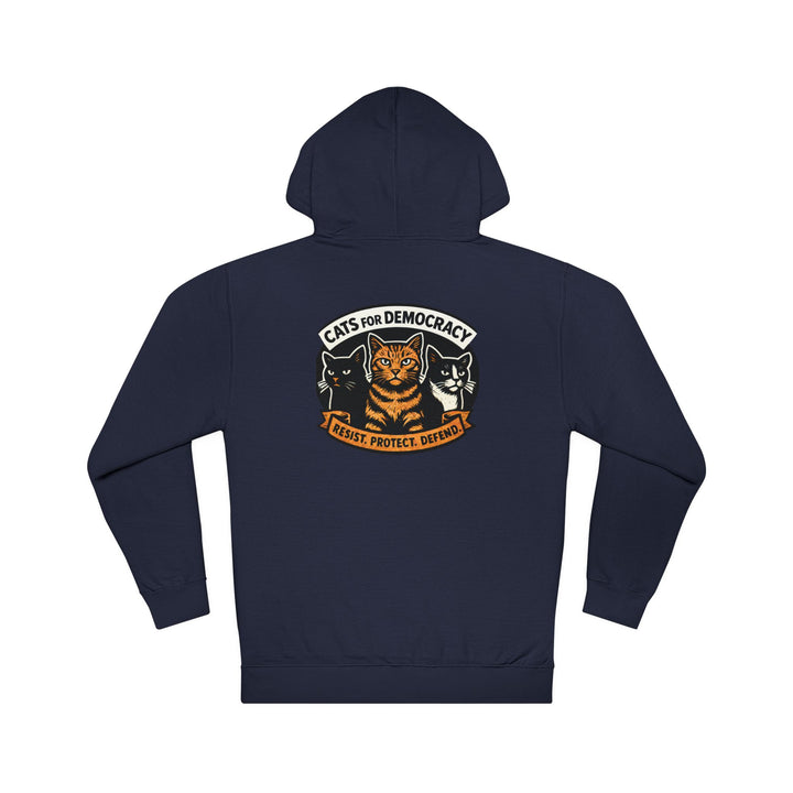 Cats for Democracy – Unisex Pullover Hoodie