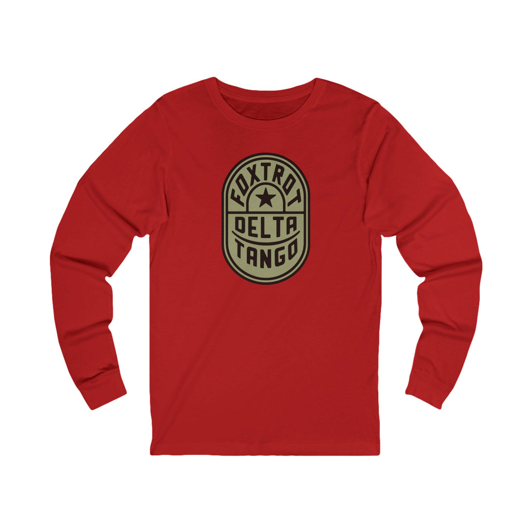 Foxtrot Delta Tango Emblem – Unisex Long Sleeve Shirt