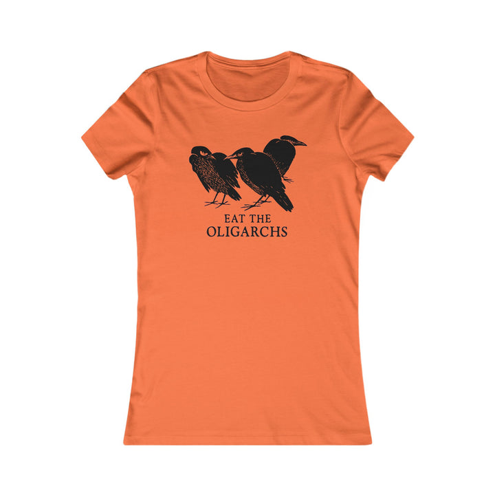 Eat the Oligarchs Crow – Women's Fitted T-Shirt