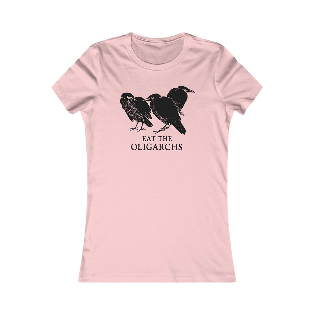 Eat the Oligarchs Crow – Women's Fitted T-Shirt
