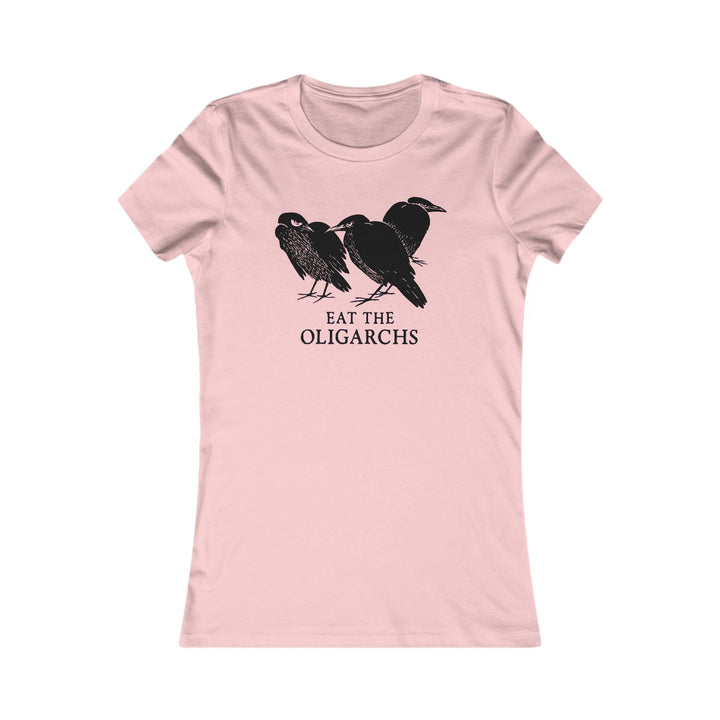 Eat the Oligarchs Crow – Women's Fitted T-Shirt