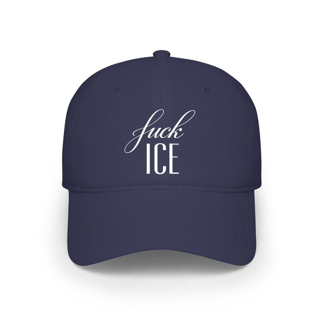 F*ck ICE Cursive Graphic – Cotton Baseball Cap