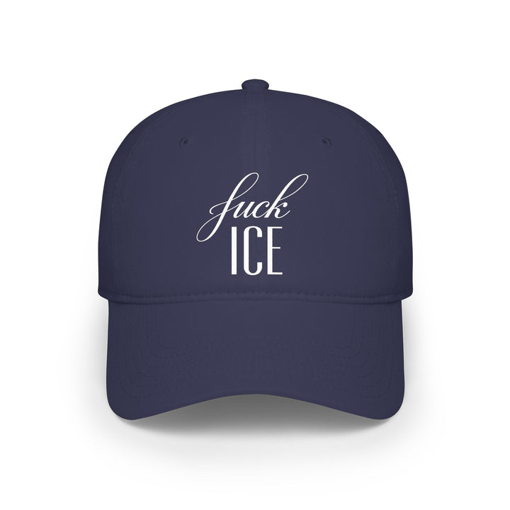 F*ck ICE Cursive Graphic – Cotton Baseball Cap