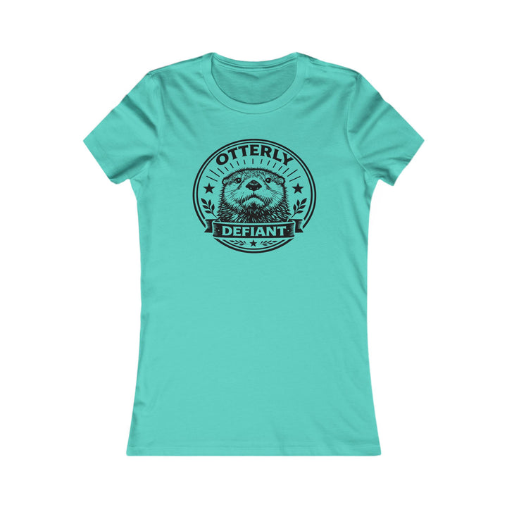 Otterly Defiant – Women’s Fitted T-Shirt