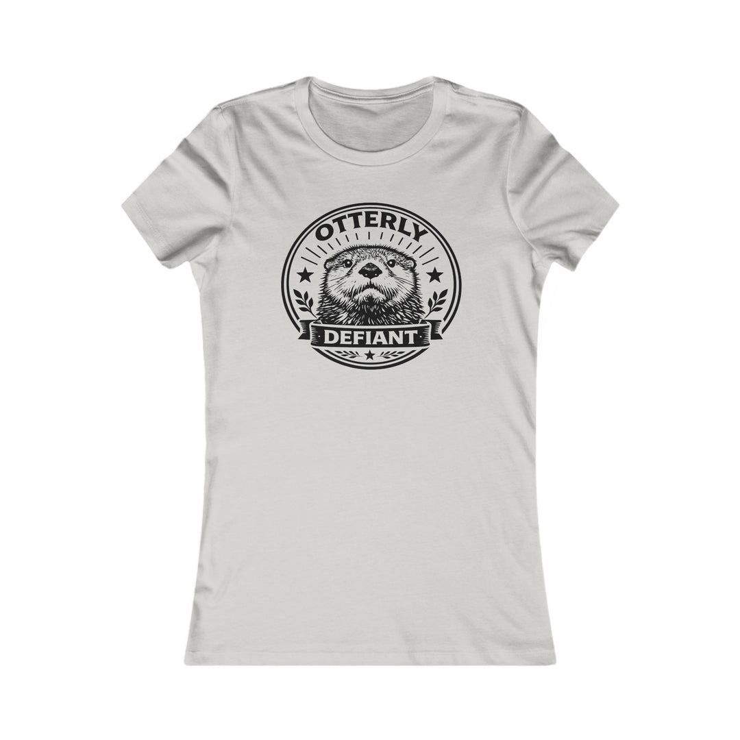 Otterly Defiant – Women’s Fitted T-Shirt