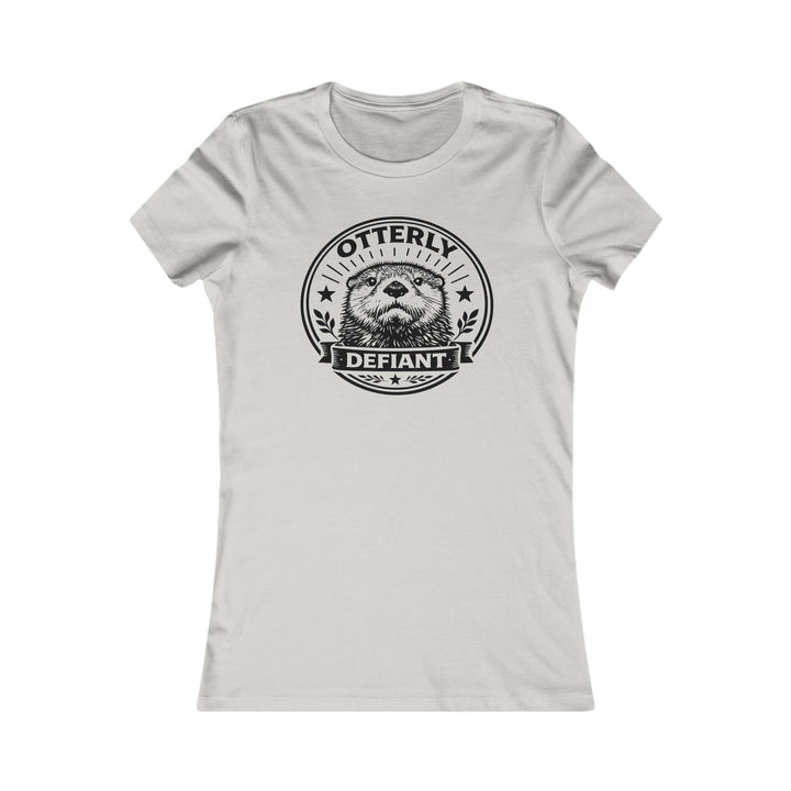 Otterly Defiant – Women’s Fitted T-Shirt
