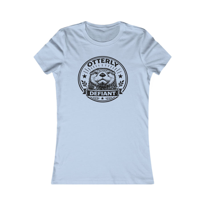 Otterly Defiant – Women’s Fitted T-Shirt