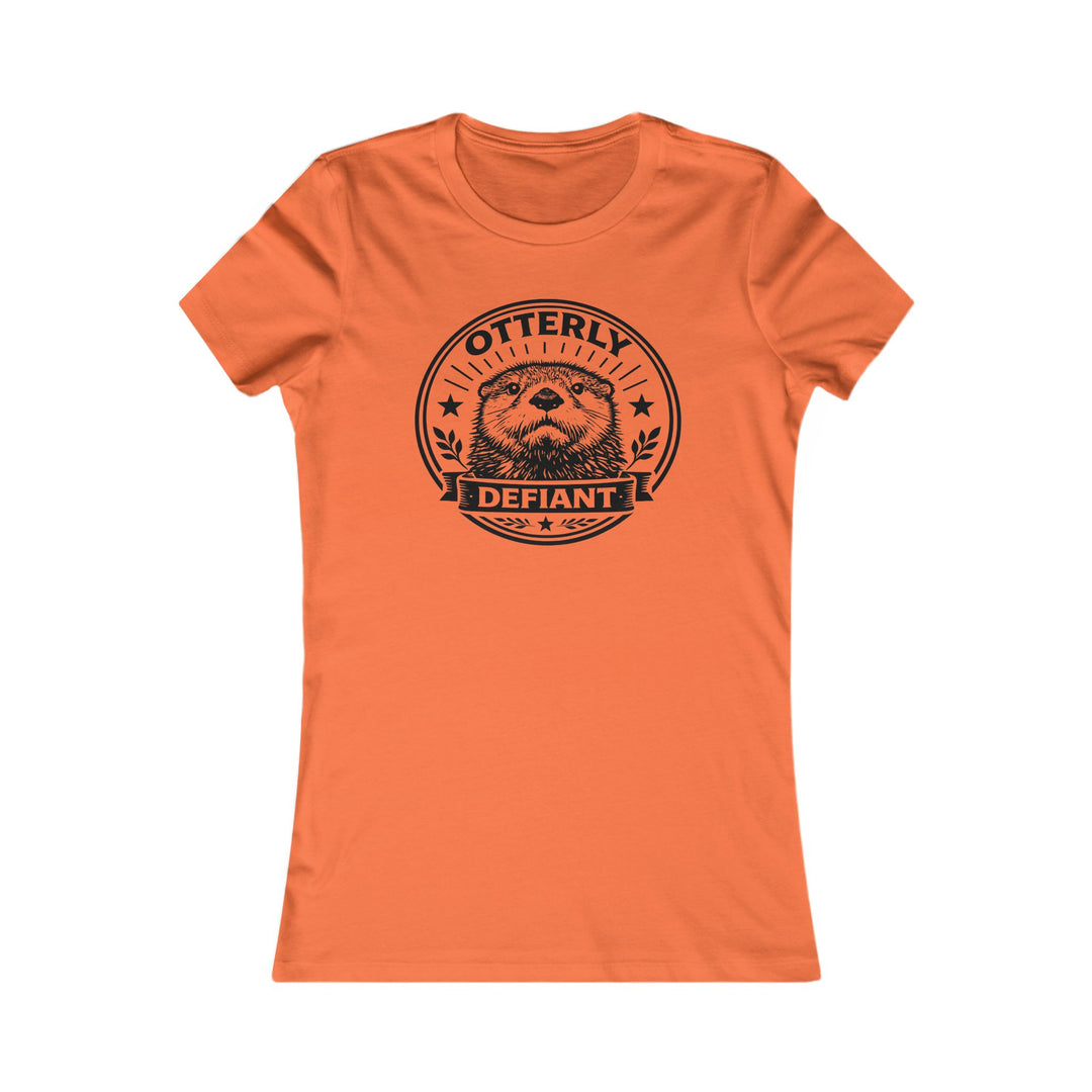 Otterly Defiant – Women’s Fitted T-Shirt