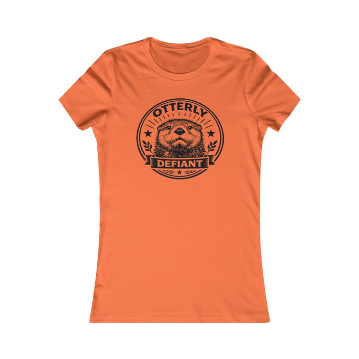 Otterly Defiant – Women’s Fitted T-Shirt