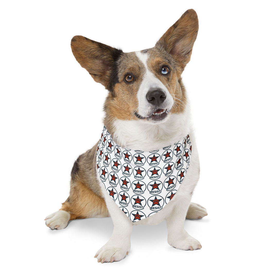 Red Star Resist Emblem – Pet Bandana (Clip-on)