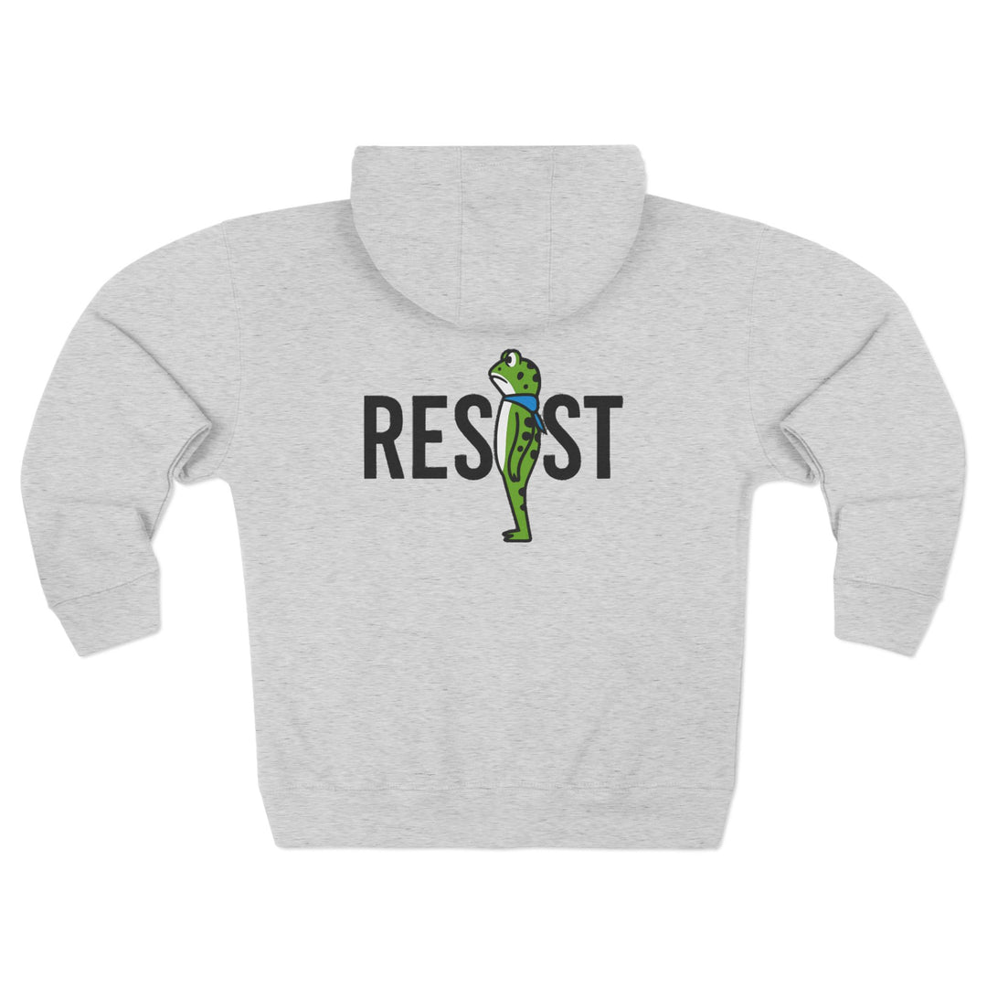 Resistance Frog – Unisex Zip Hoodie