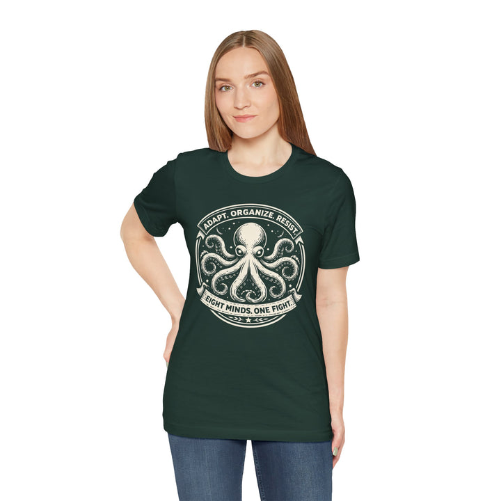 Adapt. Organize. Resist. Octopus – Unisex T-Shirt