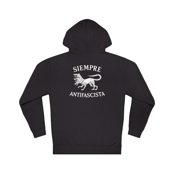 Siempre Antifascista Hoodie - Three-Headed Guardian - Unisex Hooded Sweatshirt