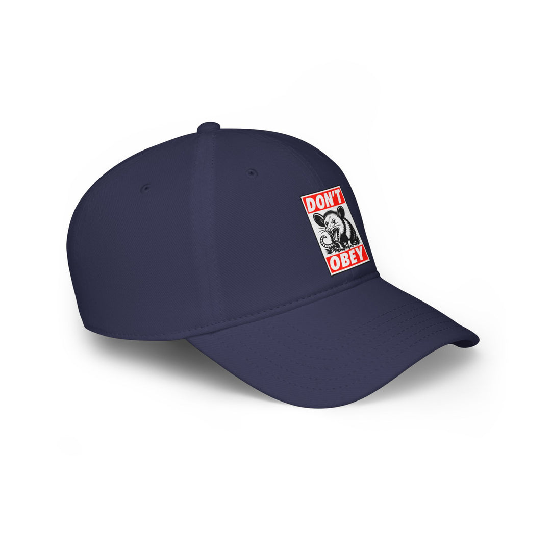 Don't Obey Opossum – Cotton Baseball Cap