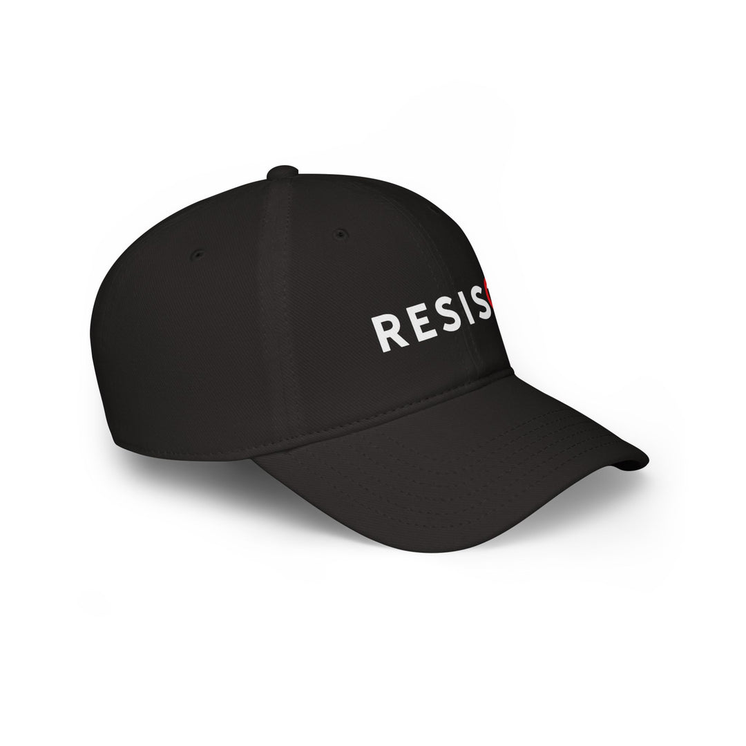 RESIST with Slashed T Symbol - Cotton Baseball Cap